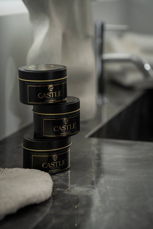 CANDLE TRAVEL BLACK MINI